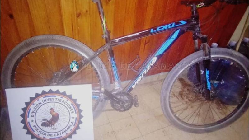 Secuestran una bicicleta de dudosa procedencia en Valle Viejo