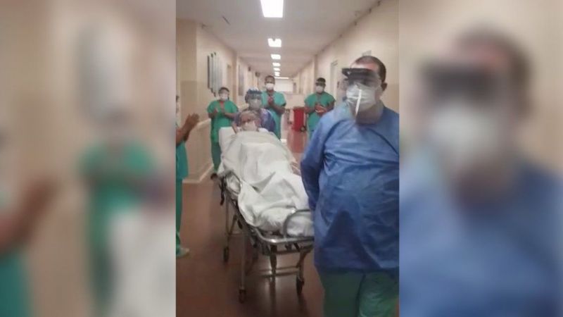 Mujer de 94 años fue dada de alta tras vencer al Covid-19