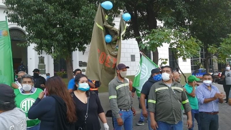 Gremios se manifestaron en contra de la Reforma del Estado