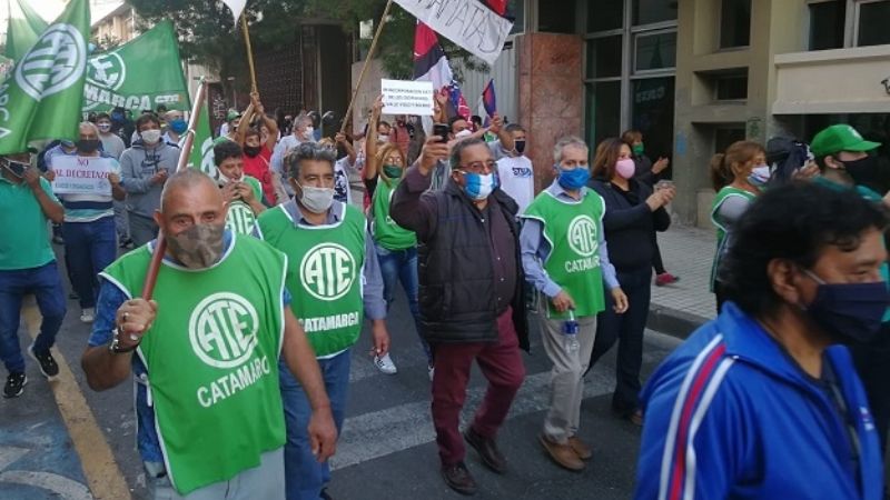 Gremios se manifestaron en contra de la Reforma del Estado