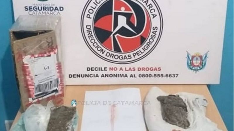 Dos empleados de un correo privado, detenidos con más medio kilo de marihuana