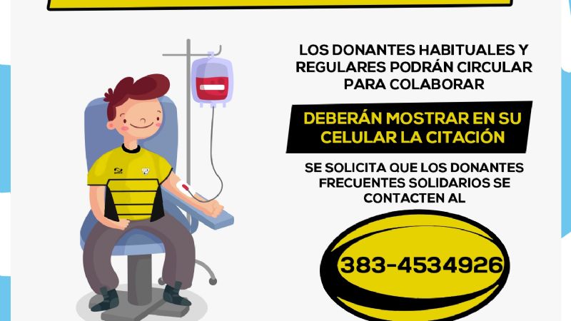 Continúan las campañas de donación de sangre