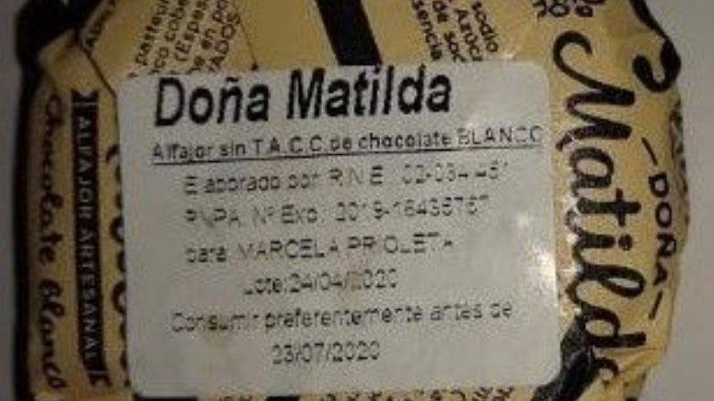 Retiran del mercado un alfajor para celíacos