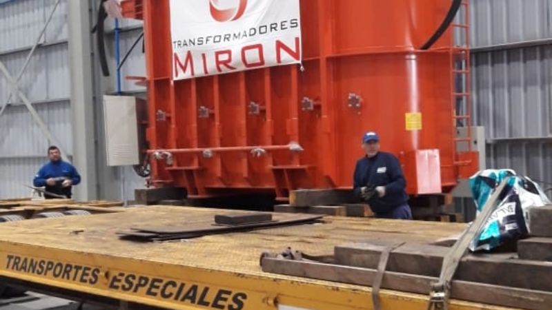 Llega a Catamarca el transformador para la línea San Martín-ET Valle Viejo