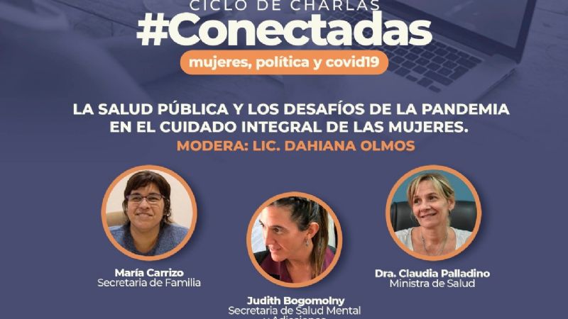 Comienza el ciclo de charlas virtuales #Conectadas (mujeres, política y COVID-19)
