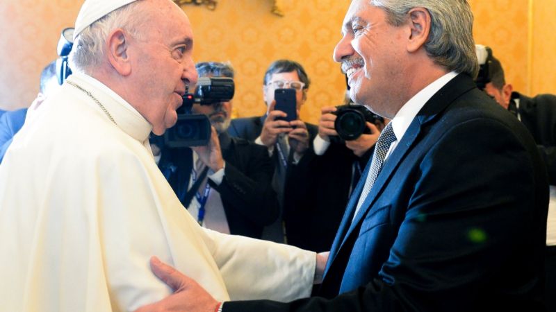 El saludo del Papa al Presidente por el 25 de Mayo