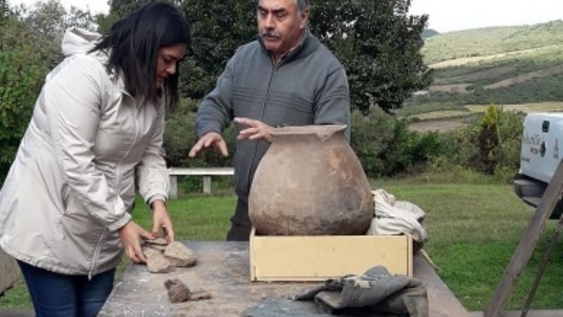 Disponen el resguardo y estudio de las vasijas encontradas en Paclín