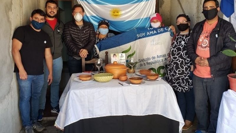 Los vecinos se sumaron al “Locro Patrio” y se vendieron todas las porciones