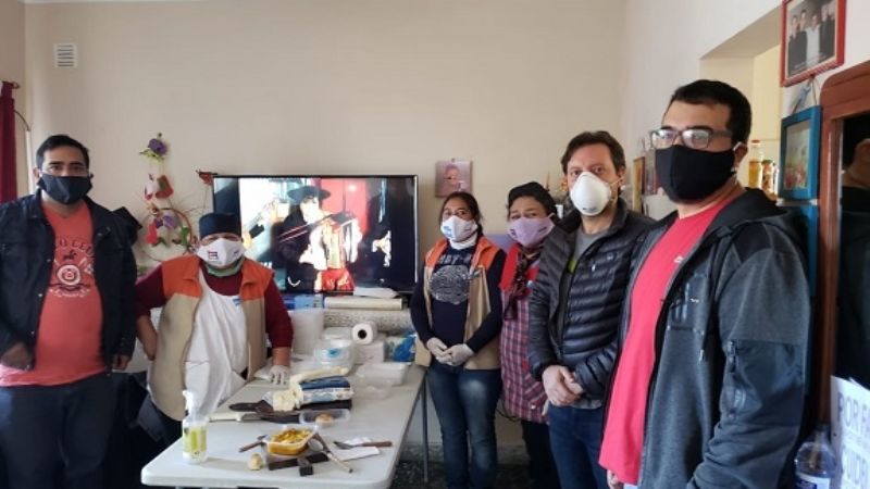 Los vecinos se sumaron al “Locro Patrio” y se vendieron todas las porciones