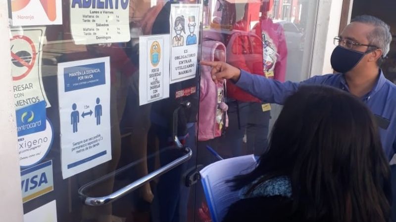 Continúan los controles en los comercios de la Capital