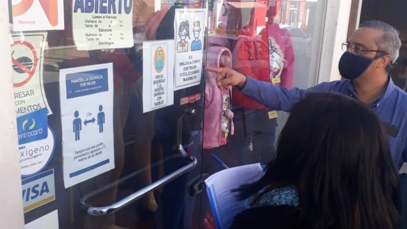 Continúan los controles en los comercios de la Capital