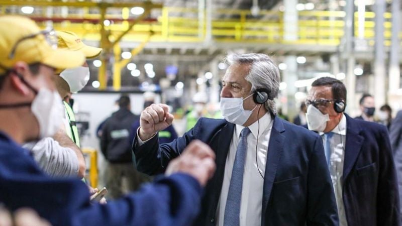 "El país entero se está poniendo de pie y está empezando a producir"