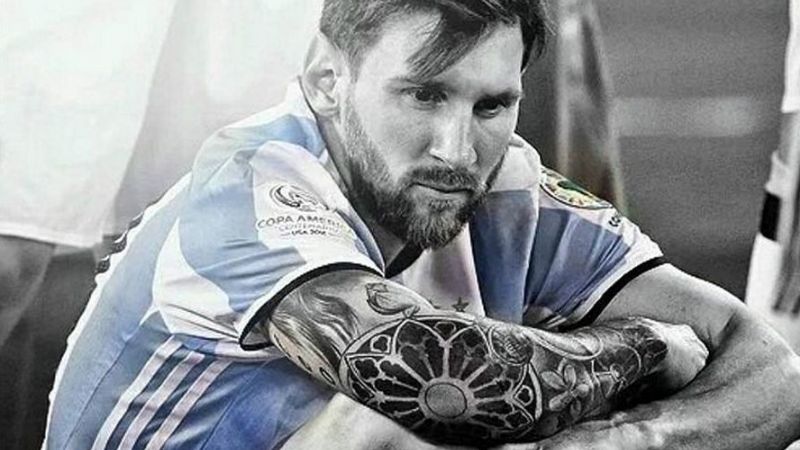 Messi desilusionado por no poder jugar la Copa América