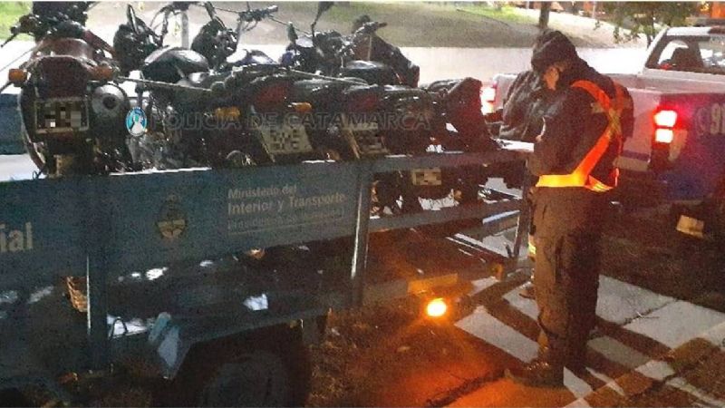 Secuestraron 21 vehículos en Capital, Valle Viejo y FME