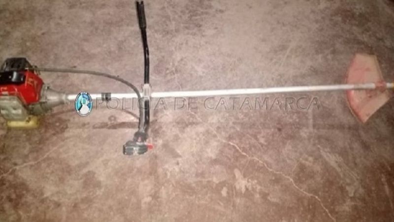 Recuperan una motoguadaña sustraída