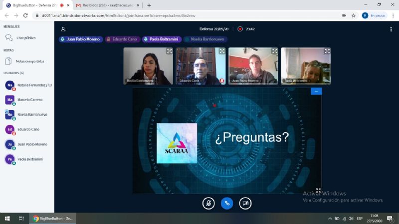 Histórico: Primeros egresados a través de plataforma virtual