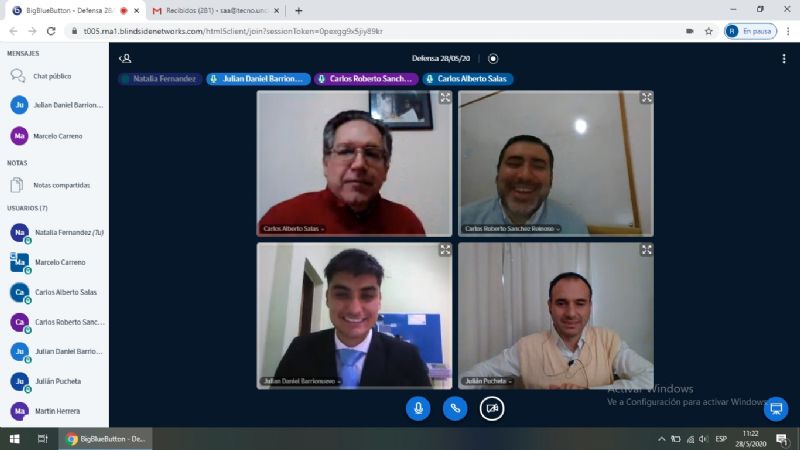 Histórico: Primeros egresados a través de plataforma virtual