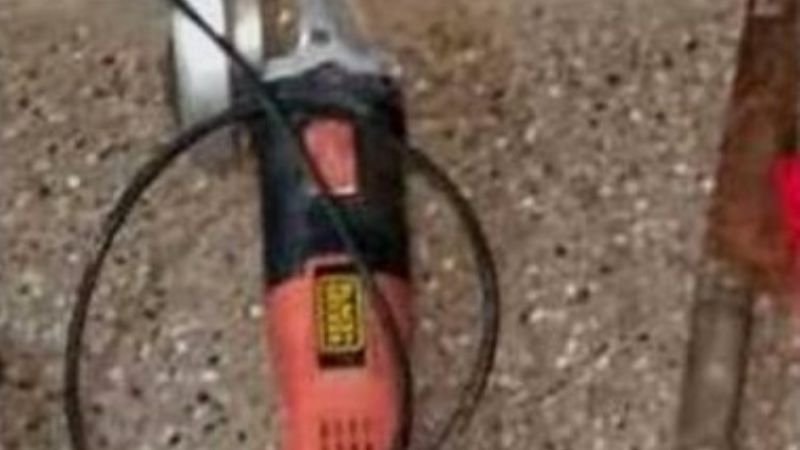 Recuperan una amoladora