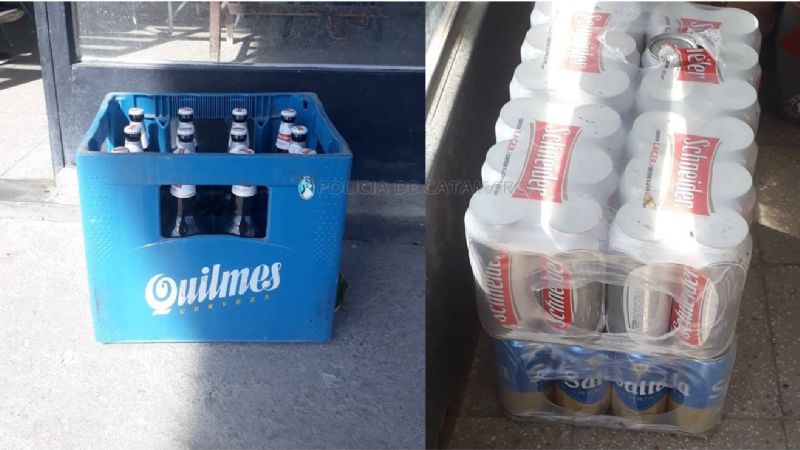 Secuestran 48 latas de cervezas en el puesto caminero de Nueva Coneta