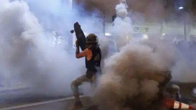 Las protestas por Floyd llegaron hasta la Casa Blanca