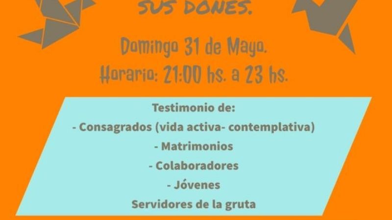 Servidores de la Gruta de la Virgen celebran Pentecostés