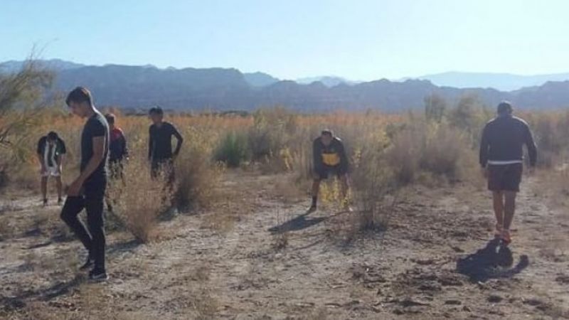 Rival de equipo de Pomán en el TFRA volvió a entrenar