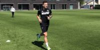 EN FORMA INDIVIDUAL comenzaron a moverse los jugadores del Sassuolo.