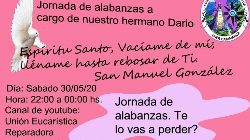 UNER: jornada preparando Pentecostés