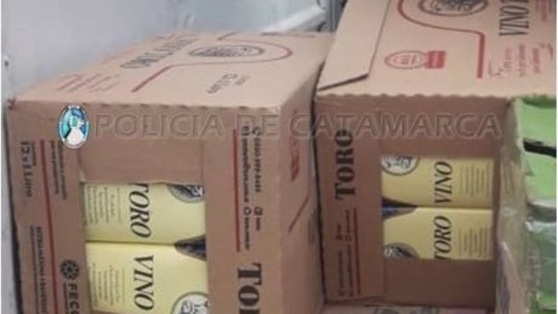 La policía le secuestró 300 botellas de cervezas y 500 latas