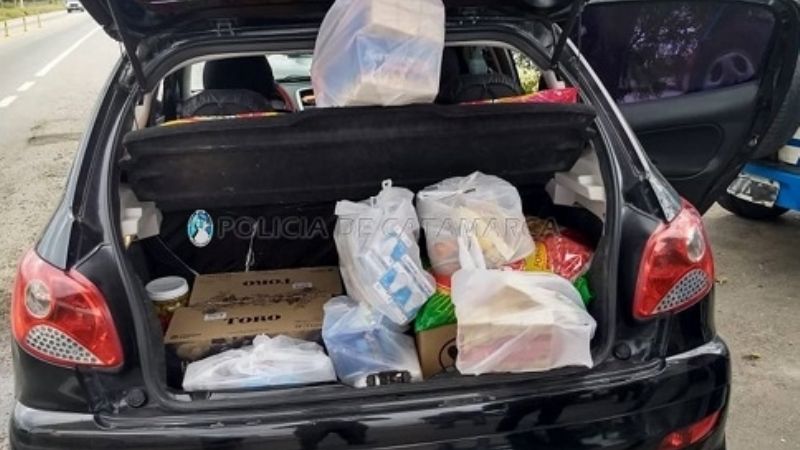 La policía le secuestró 300 botellas de cervezas y 500 latas