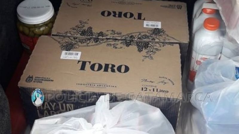 La policía le secuestró 300 botellas de cervezas y 500 latas