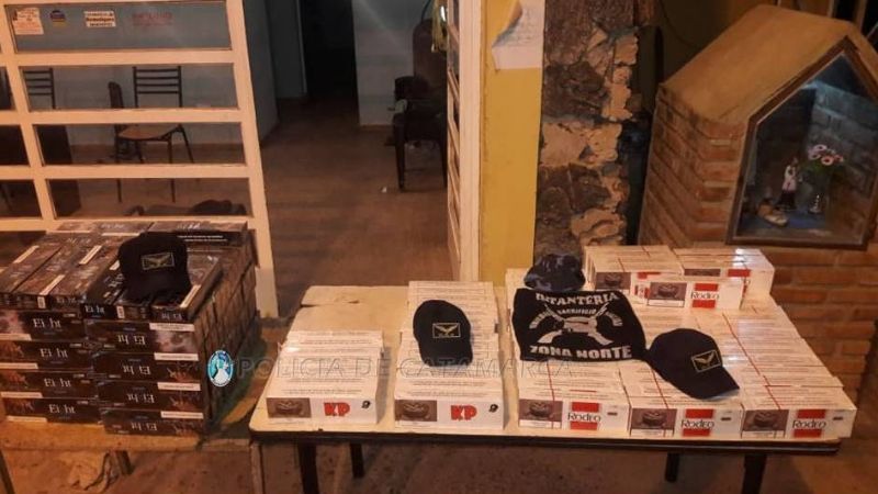 Secuestran gran cantidad de cigarrillos en un puesto caminero