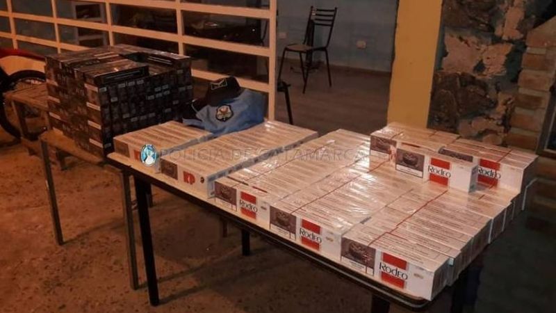 Secuestran gran cantidad de cigarrillos en un puesto caminero