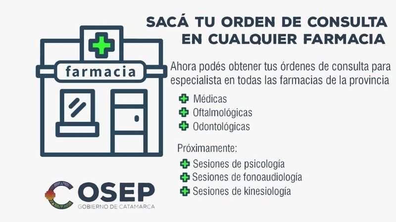 OSEP amplía la venta de órdenes en farmacias