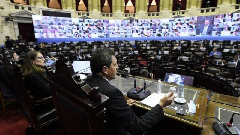 Diputados debutó con una prueba de las sesiones virtuales