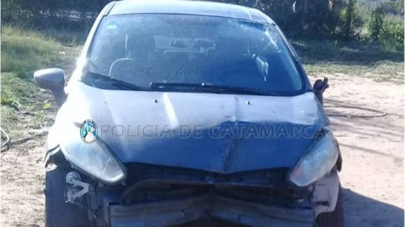 Perdió el control y volcó en Colonia de Achalco