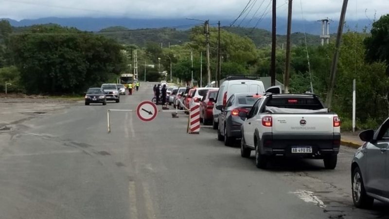Valle Viejo libera los controles de ingreso al departamento