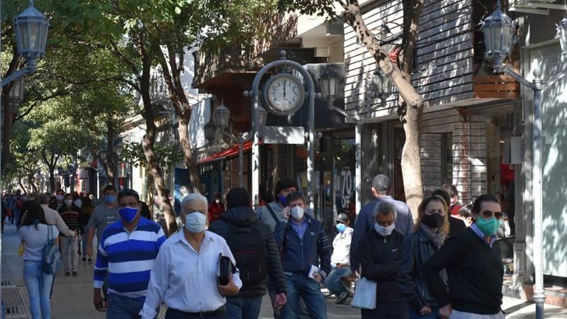 Jornada movida en el centro capitalino