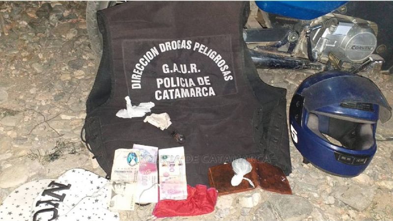 Secuestran una bolsa con cogollos de marihuana en Santa María