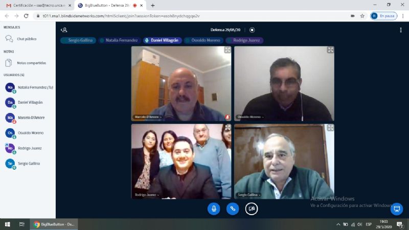 Nuevo egresado de la UNCA por plataforma virtual