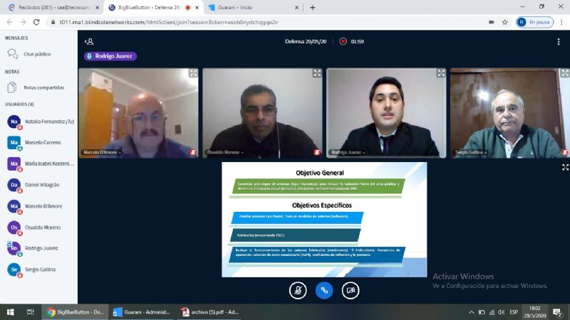 Nuevo egresado de la UNCA por plataforma virtual