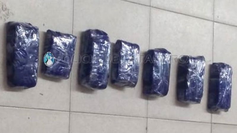 Incautan 2 kilos de marihuana que eran enviados en una encomienda