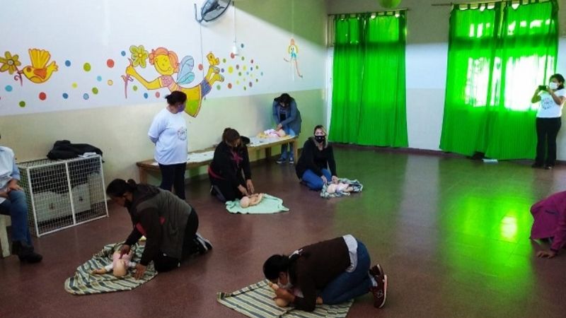 Salud capacitó al personal de Casa Cuna