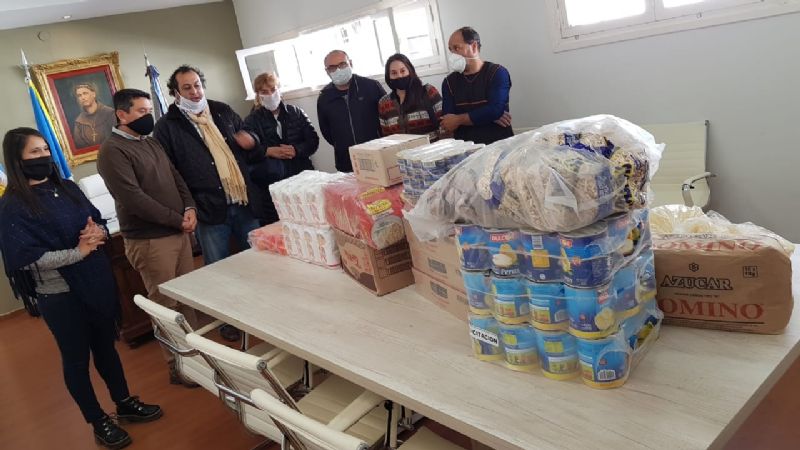 El MFB donó alimentos para ser distribuidos a comedores