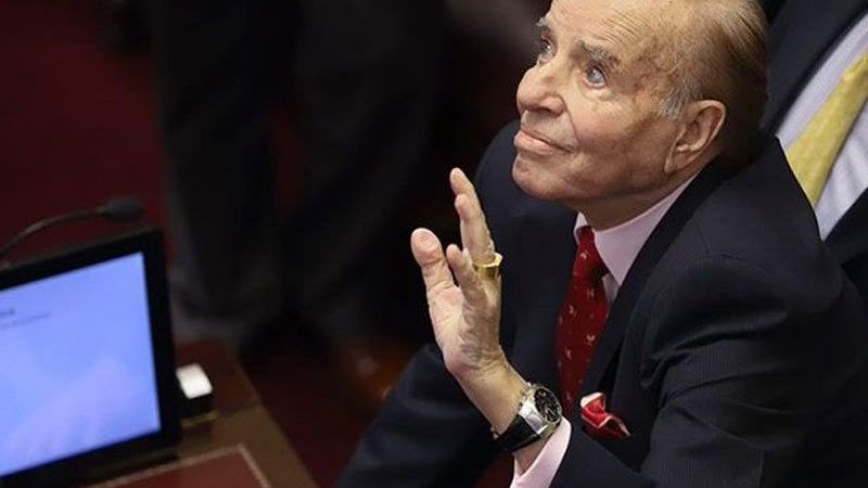 Menem internado: dio negativo en el primer hisopado de Covid-19