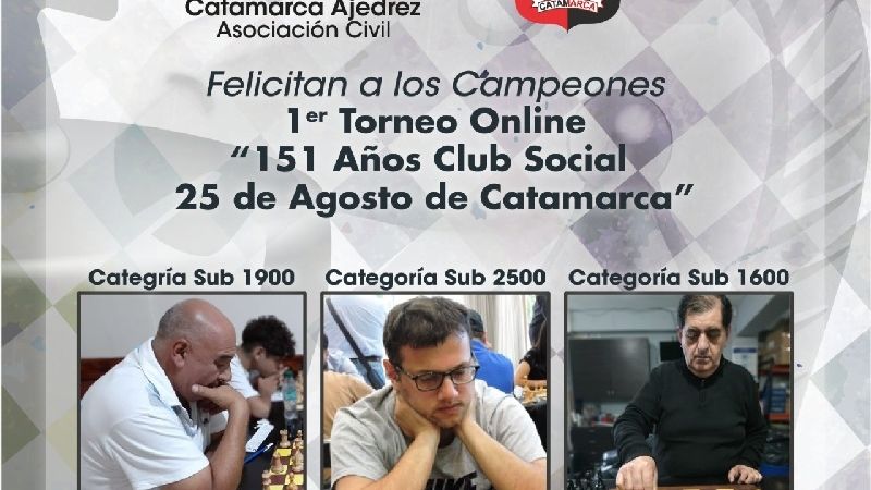 Claverie, de punta a punta el Online de Ajedrez