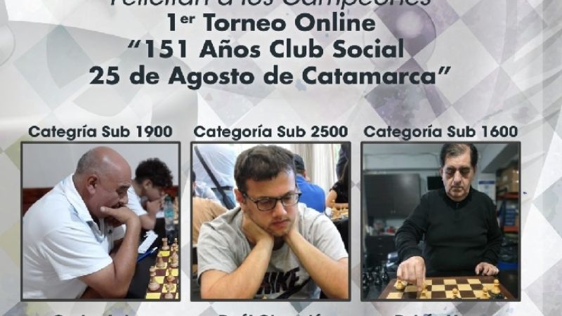 Claverie, de punta a punta el Online de Ajedrez