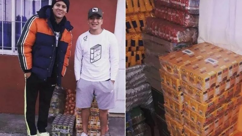 Gesto solidario de Rojo con un ex de Gimnasia
