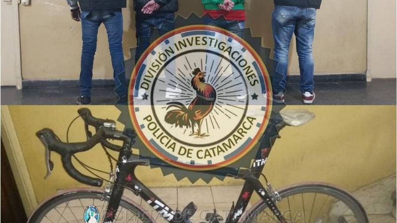 Detienen a dos jóvenes por el robo de una bicicleta MTB