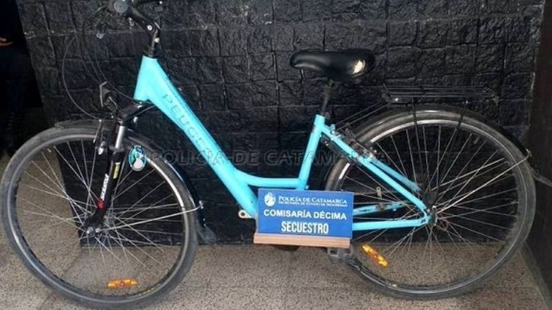 Recuperan una bicicleta sustraída